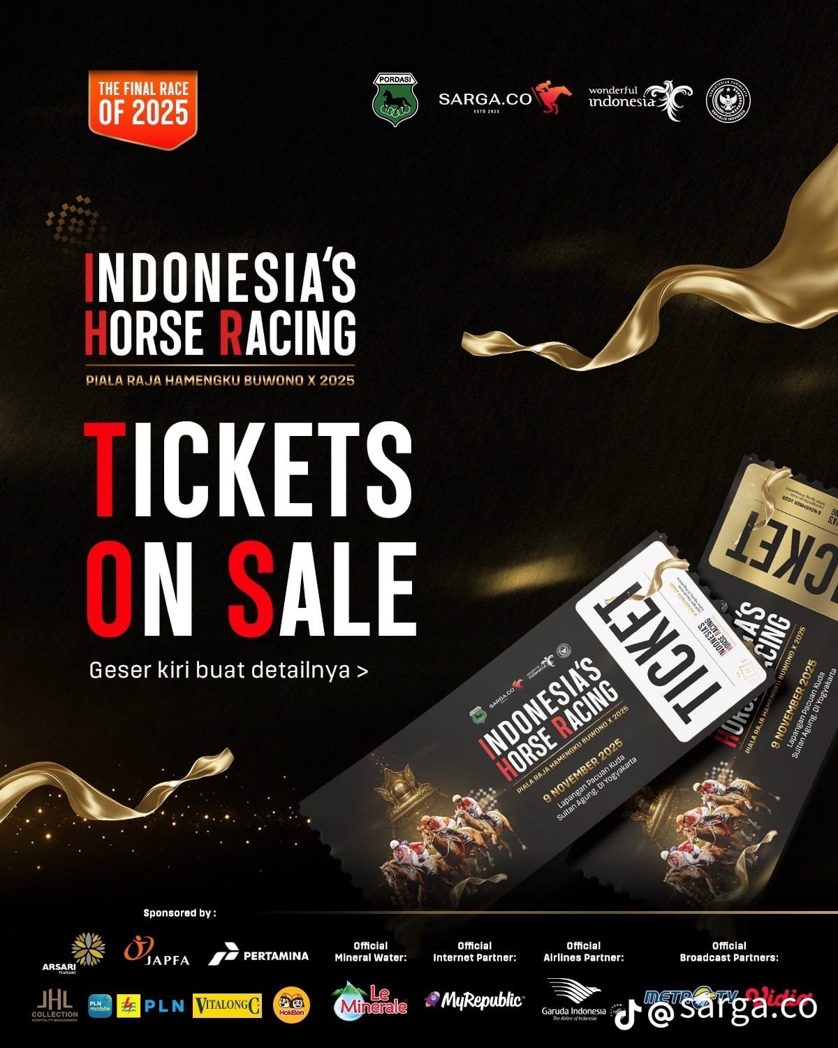 Indonesia's Horse Racing 